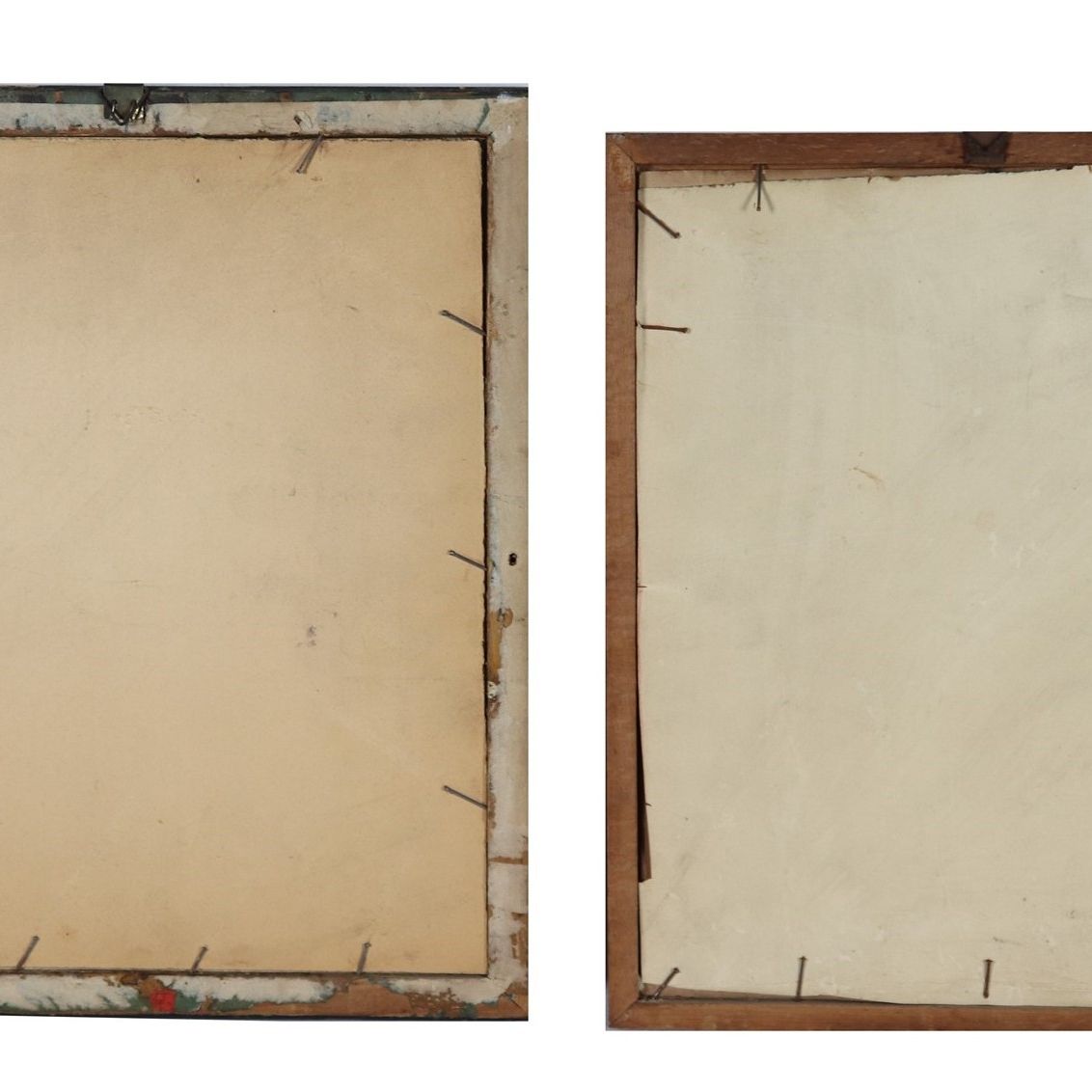 Lotto di due piccole stampe "Scorci di Piazza del Popolo"