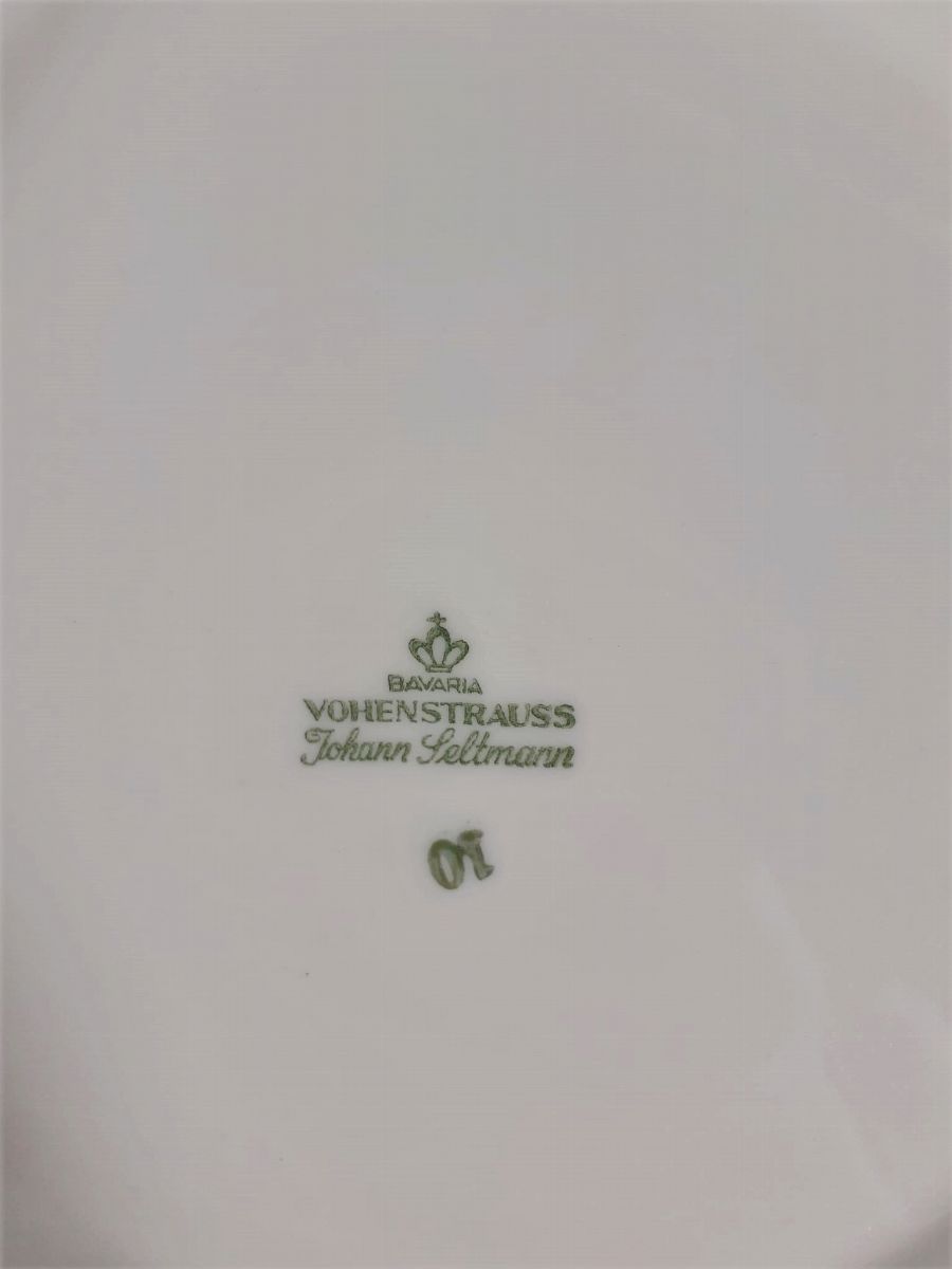 Servizio di piatti tedesco in porcellana marcato Bavaria - Johann Seltmann (79 pz)