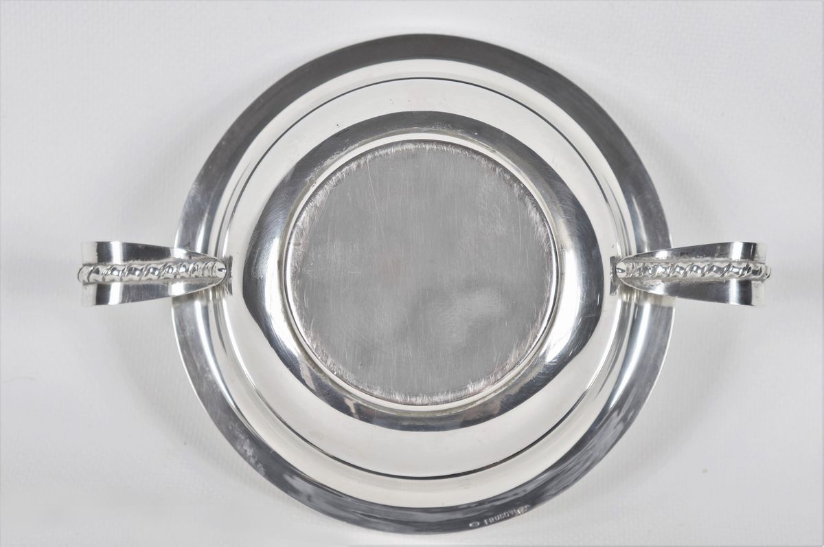 Coppa assaggiavino in argento gr. 160