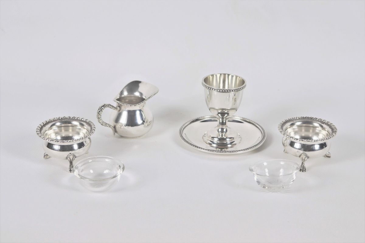 Set da tavolo in argento (4 pz) gr. 200