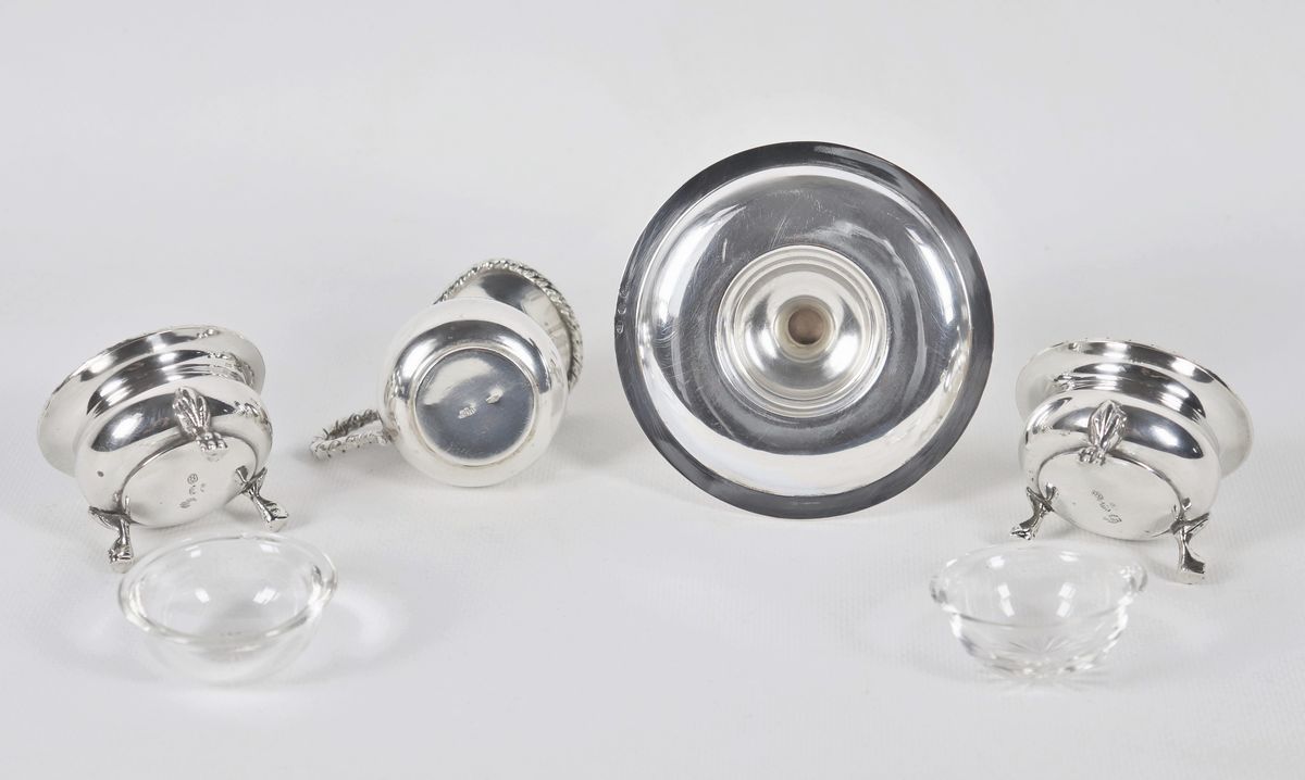 Set da tavolo in argento (4 pz) gr. 200