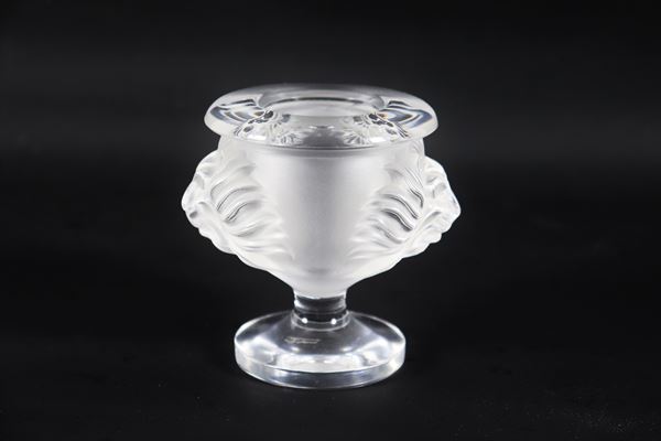 Small French crystal vase Lalique