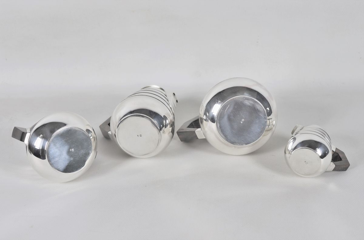 Servizio da tè e caffè Decò in argento titolo 950 (4 pz)