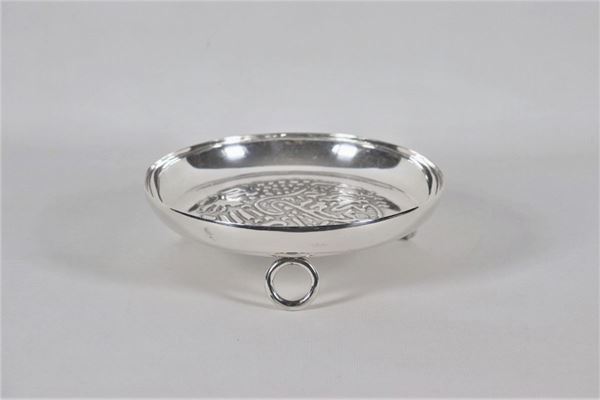 Piccola alzata tonda in argento messicano Sterling 925 gr. 400