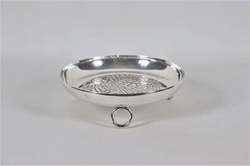 Piccola alzata tonda in argento messicano Sterling 925 gr. 400