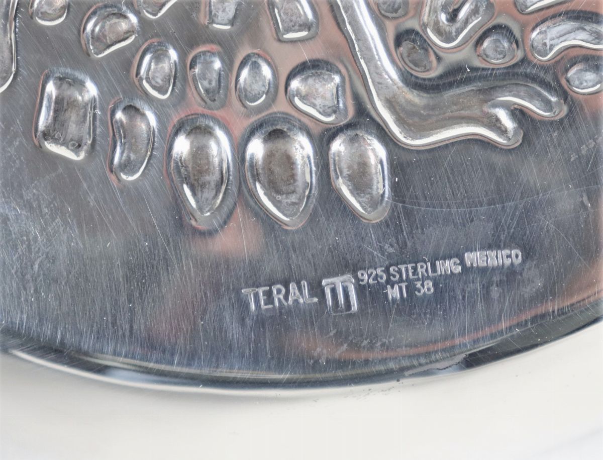 Piccola alzata tonda in argento messicano Sterling 925 gr. 400