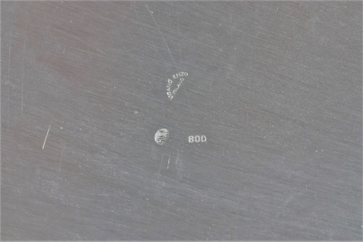 Centrotavola in argento a forma tonda centinata gr. 760