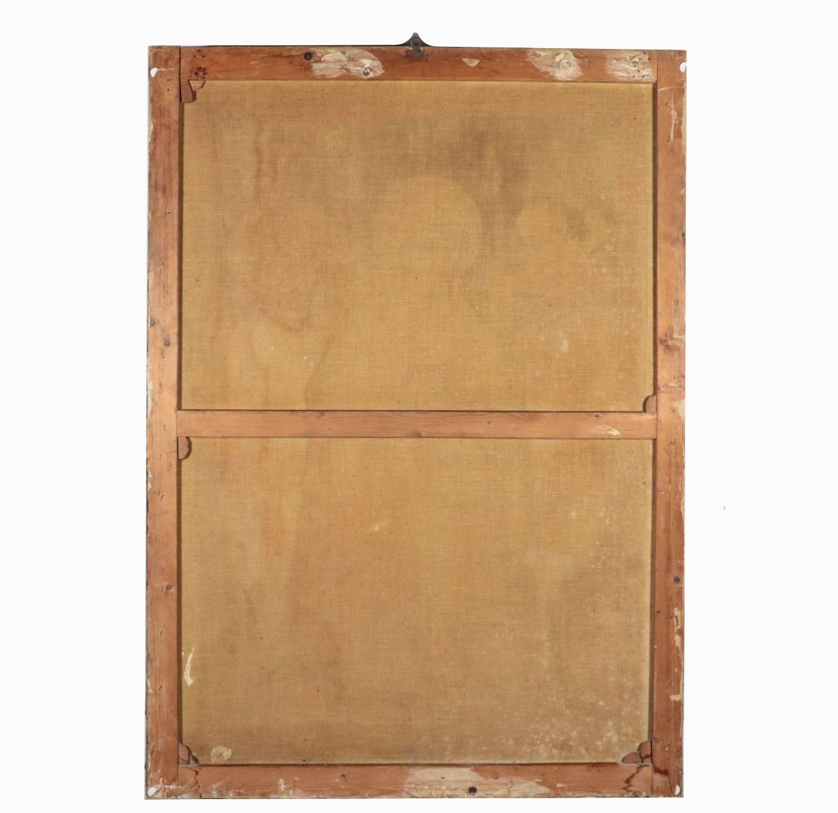 "Santa con angioletti" dipinto ad olio su tela