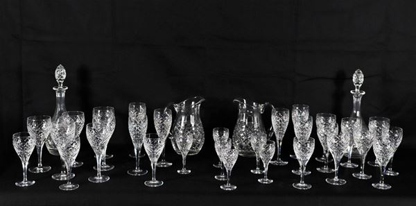 Crystal glasses service (56 pcs)