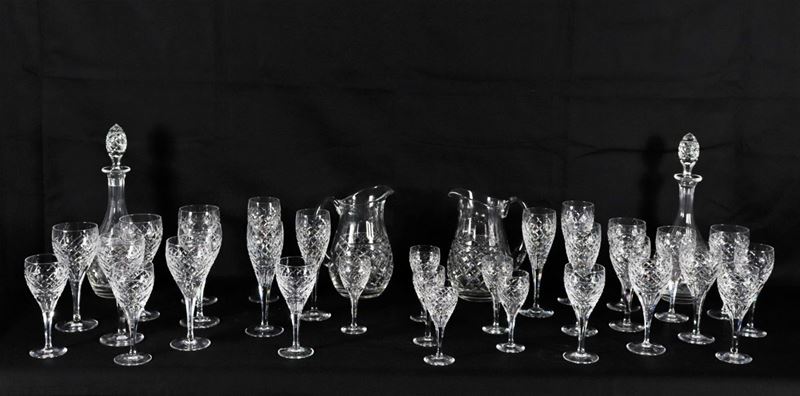Servizio di bicchieri in cristallo (56 pz)