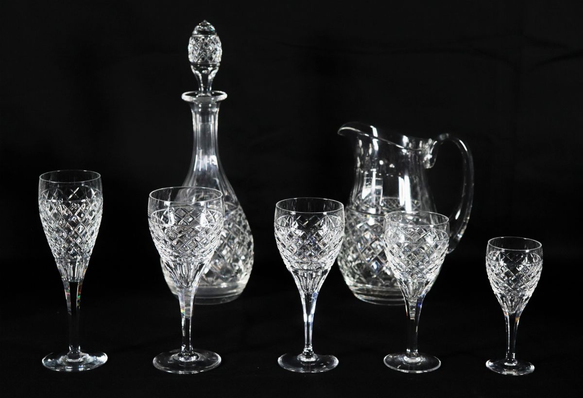 Servizio di bicchieri in cristallo (56 pz)