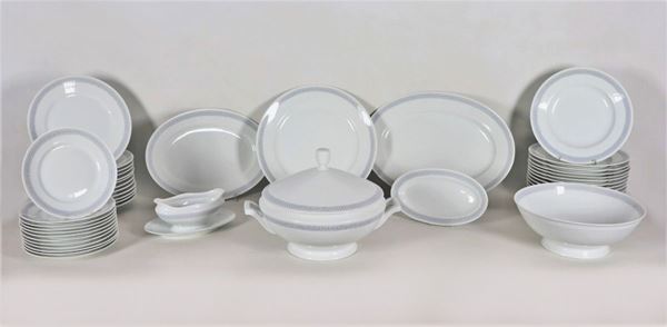 Richard Ginori white porcelain dinner set (67 pcs)