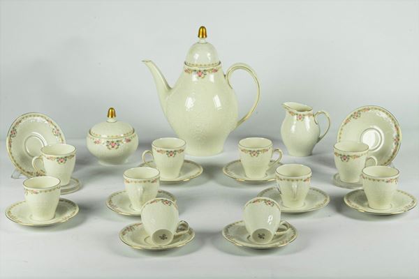 Servizio da caff&#232; in porcellana Tedesca
