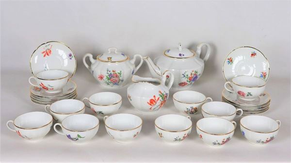 French Limoges porcelain tea set (15 pieces)