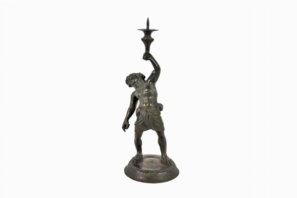 Small bronze sculpture "Bacchus"