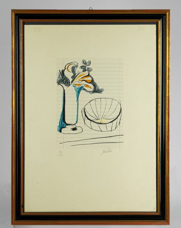 Franco Gentilini - &quot;Vasi con fiori&quot;