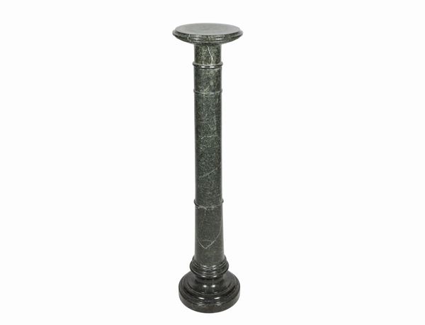 Column in green marble from the Alps