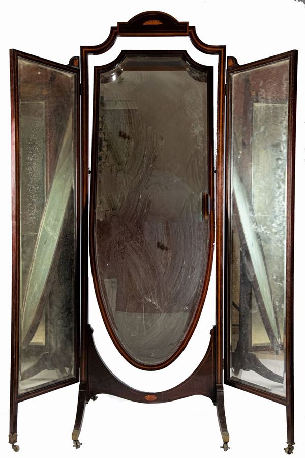 Liberty Ducrot psyche in mahogany