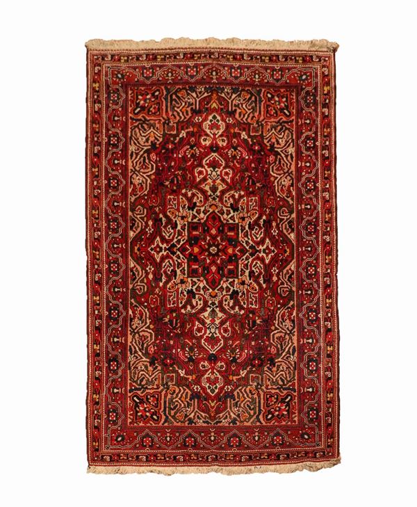 Tappeto persiano Kashan a fondo rosso m 2,72 x 1,80