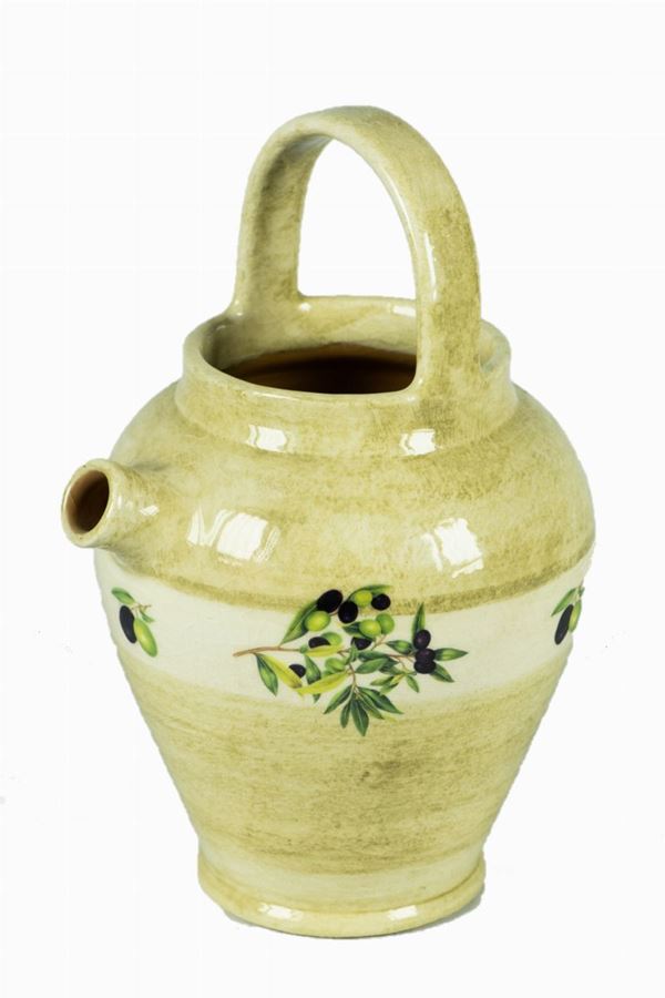 Jar for oil Ceramiche Rometti Umbertide