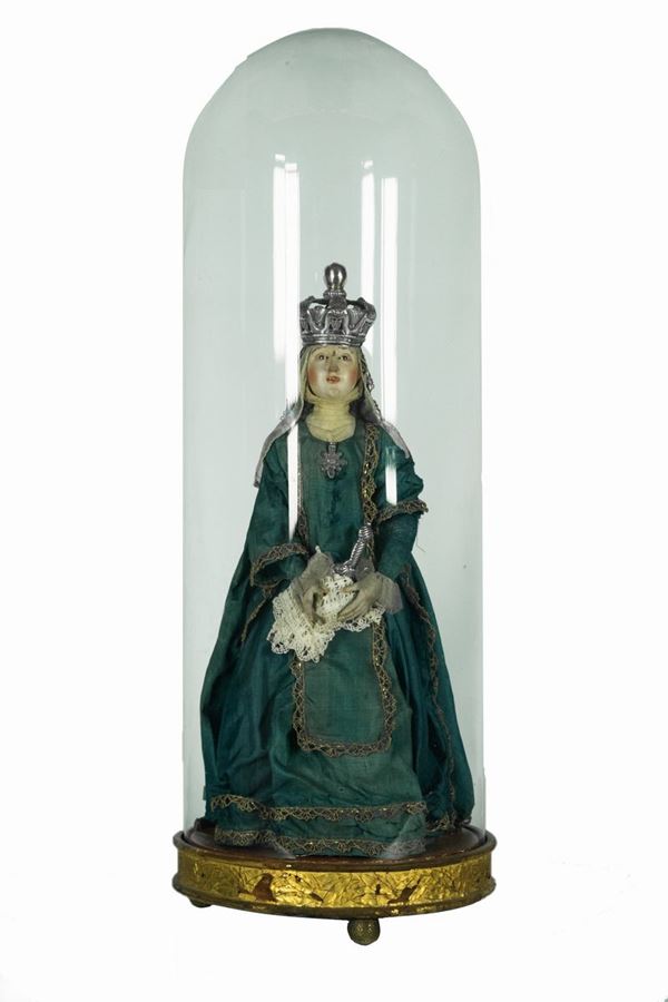 Scultura in terracotta &quot;Madonna Addolorata&quot;