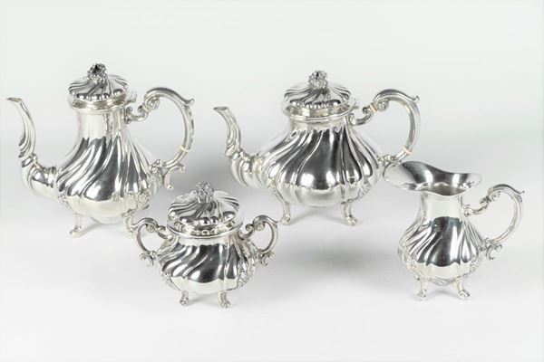 Silver tea and coffee service