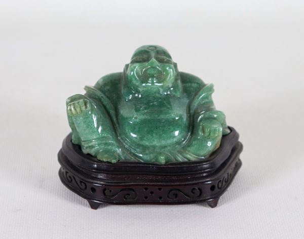 Chinese green jade figurine "Buddha"