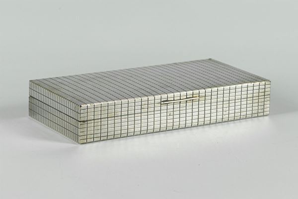 Rectangular silver box