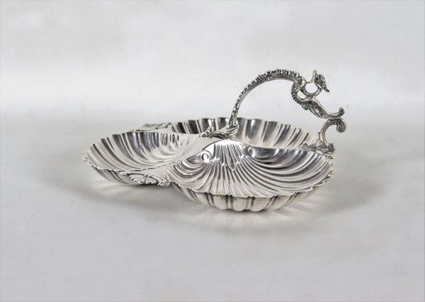 Three shells sheffield bonbon holder
