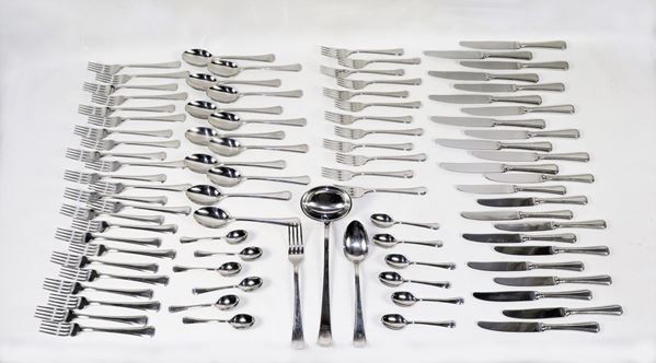Steel cutlery set (87 pcs)
