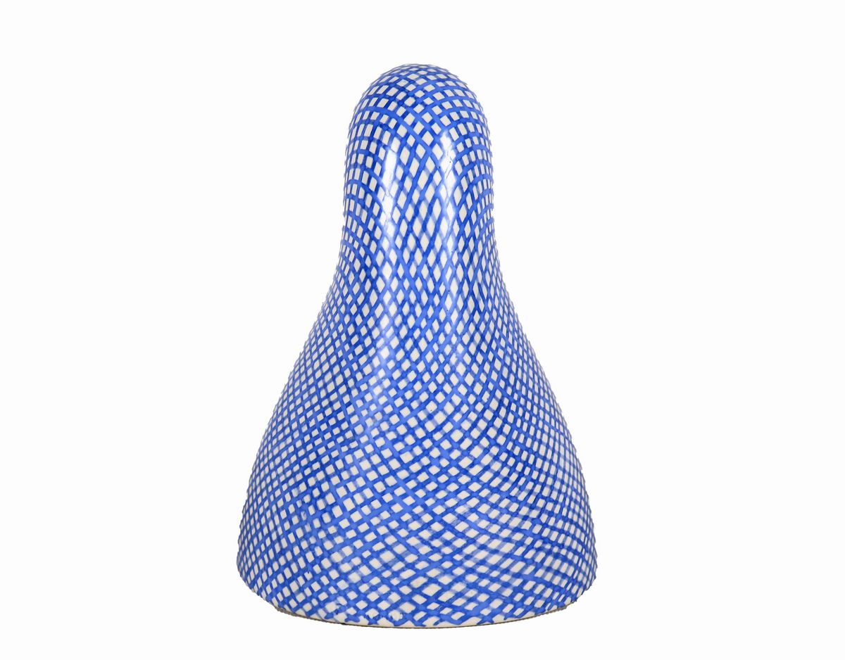 Piccola scultura "Madonnina" in ceramica smaltata di Lenci