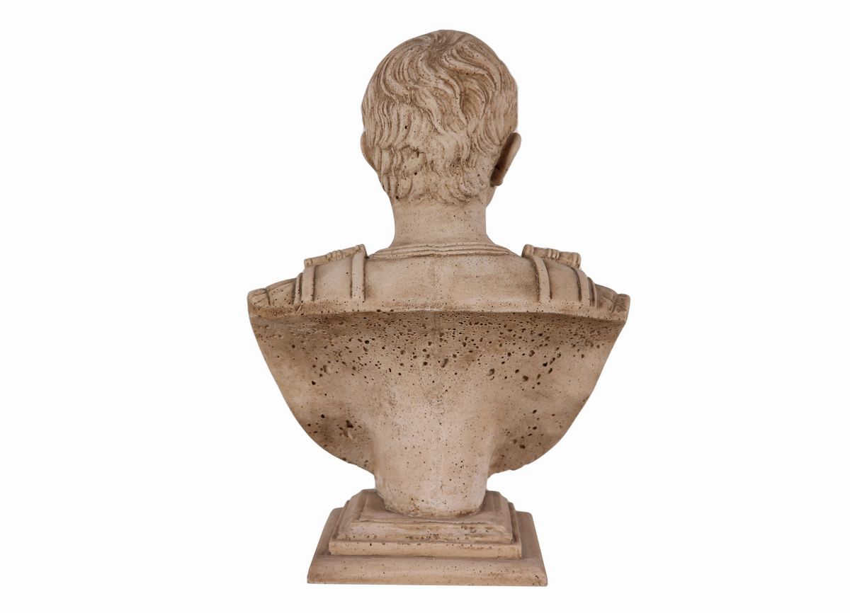 Busto in pietra 'Ottaviano Augusto'