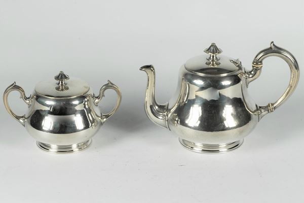 Christofle lot in silver metal
