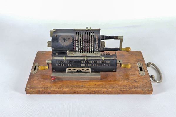 Ancient mechanical calculator Marca Mira