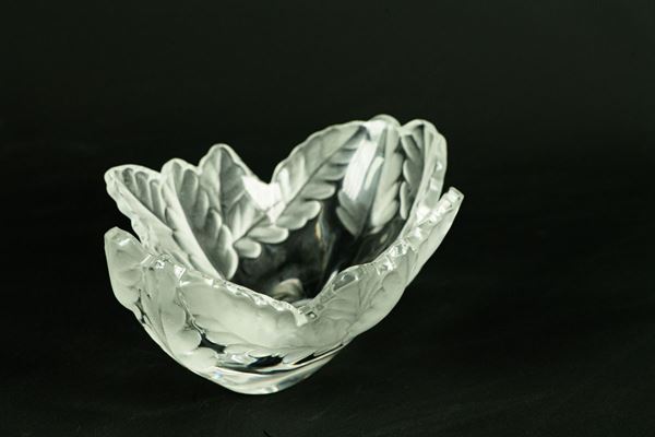 Piccolo Centrotavola in cristallo Lalique
