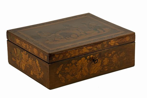 Sorrentina box in walnut
