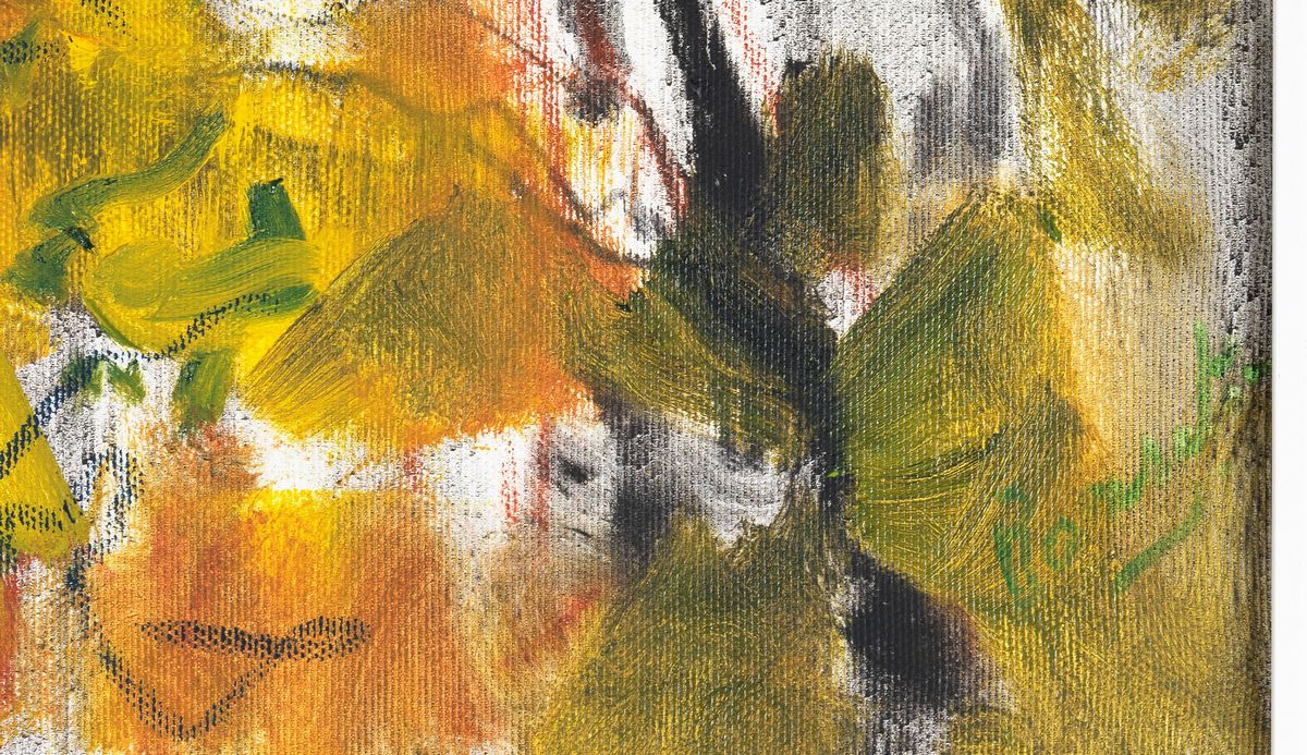 Firmato. "Vigneto" olio su tela cm 50 x 70