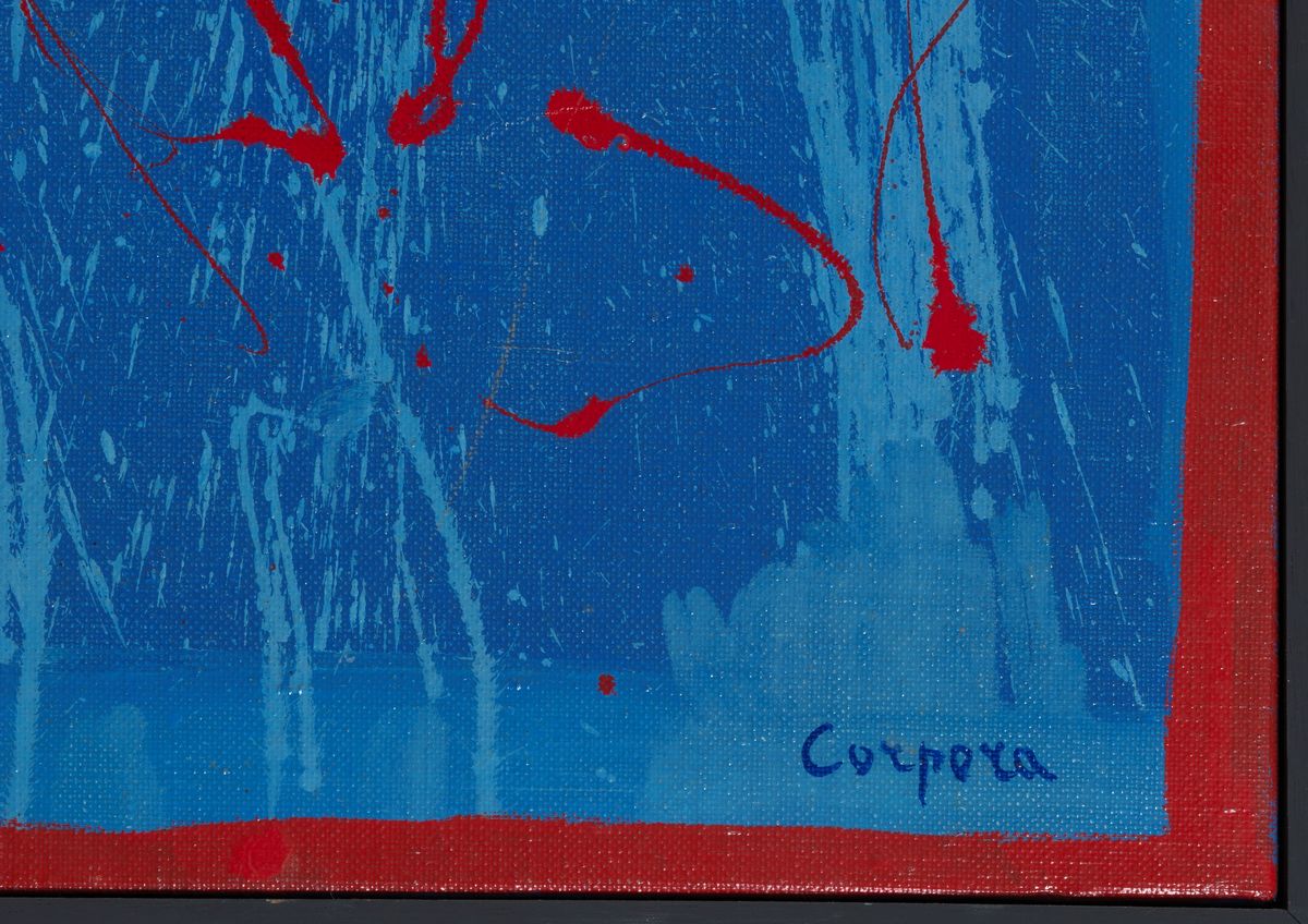 Firmato. "Senza Titolo" olio su tela cm 61 x 50