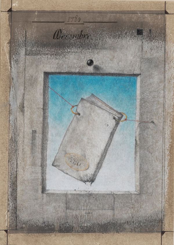 Armodio (Vilmore Schenardi) - Signed. "1780 December" mixed technique on cardboard 46 x 33 cm