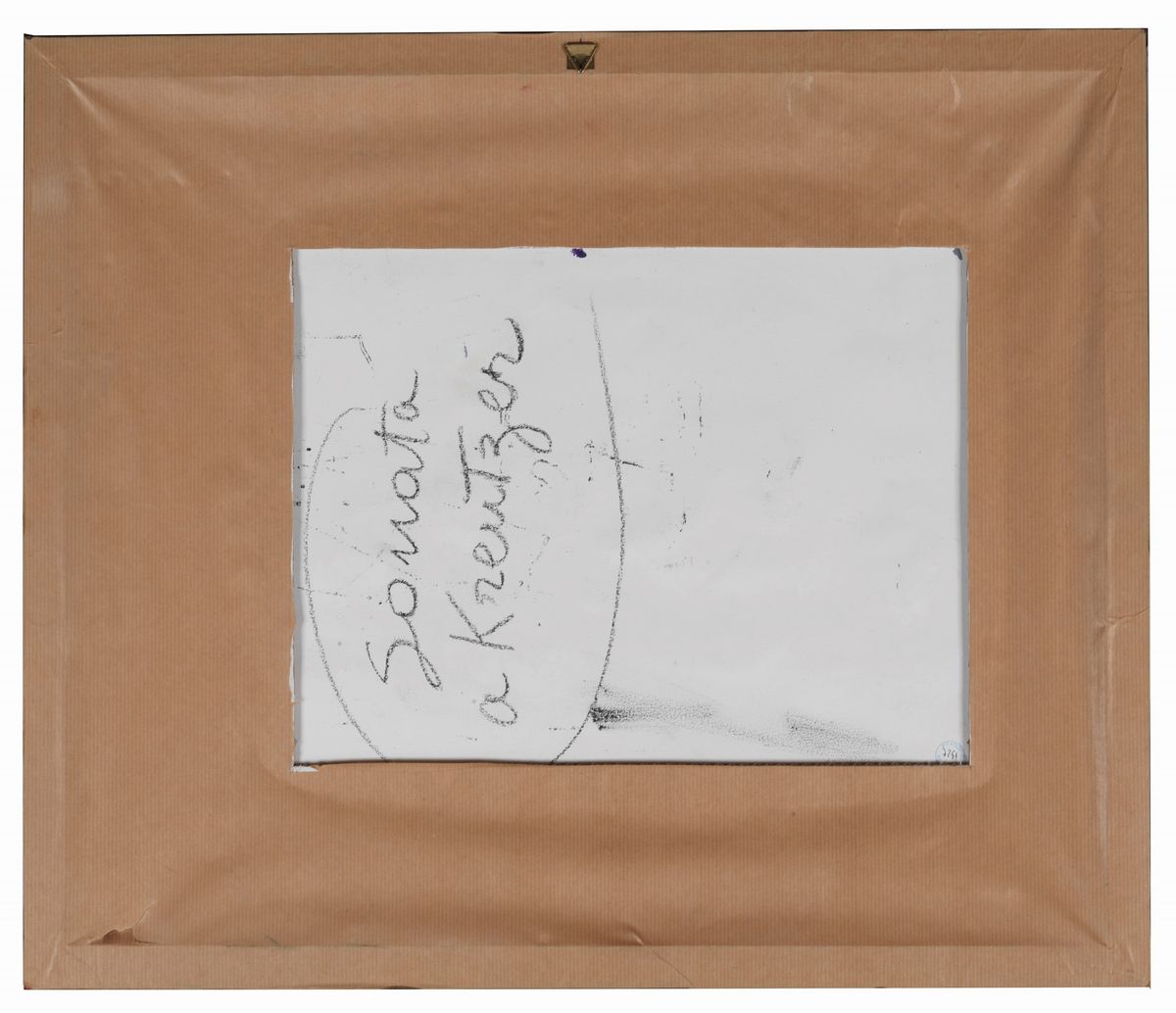 Firmata. "Sonata a Kreutzer" tempera su carta cm 35 x 43