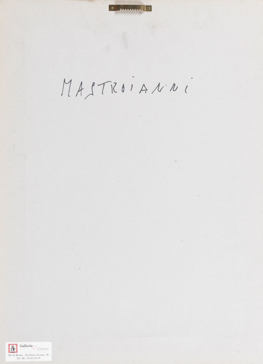 Firmato. "Composizione" tecnica mista cm 25 x 12