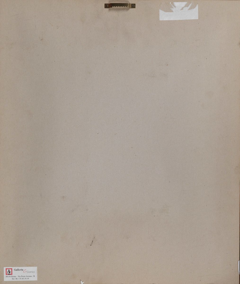 Firmato e datato 1972. "Susanna" acquarello su carta cm 27 x 20