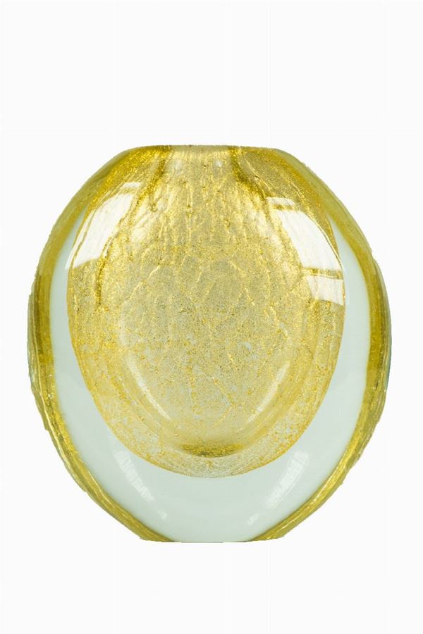 Murano blown glass vase