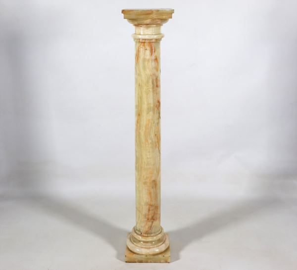 Onyx marble column