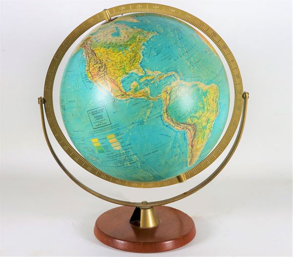 Mappamondo da tavolo con illuminazione