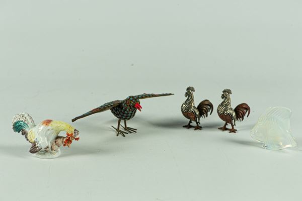  Lot of five little animals