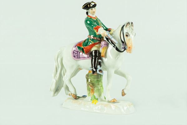 Meissen porcelain figurine &quot;Knight&quot;