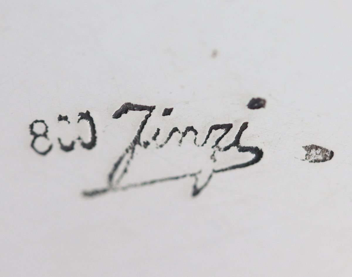 Servizio da tè e caffè in argento cesellato e sbalzato (4 pz), gr. 1520