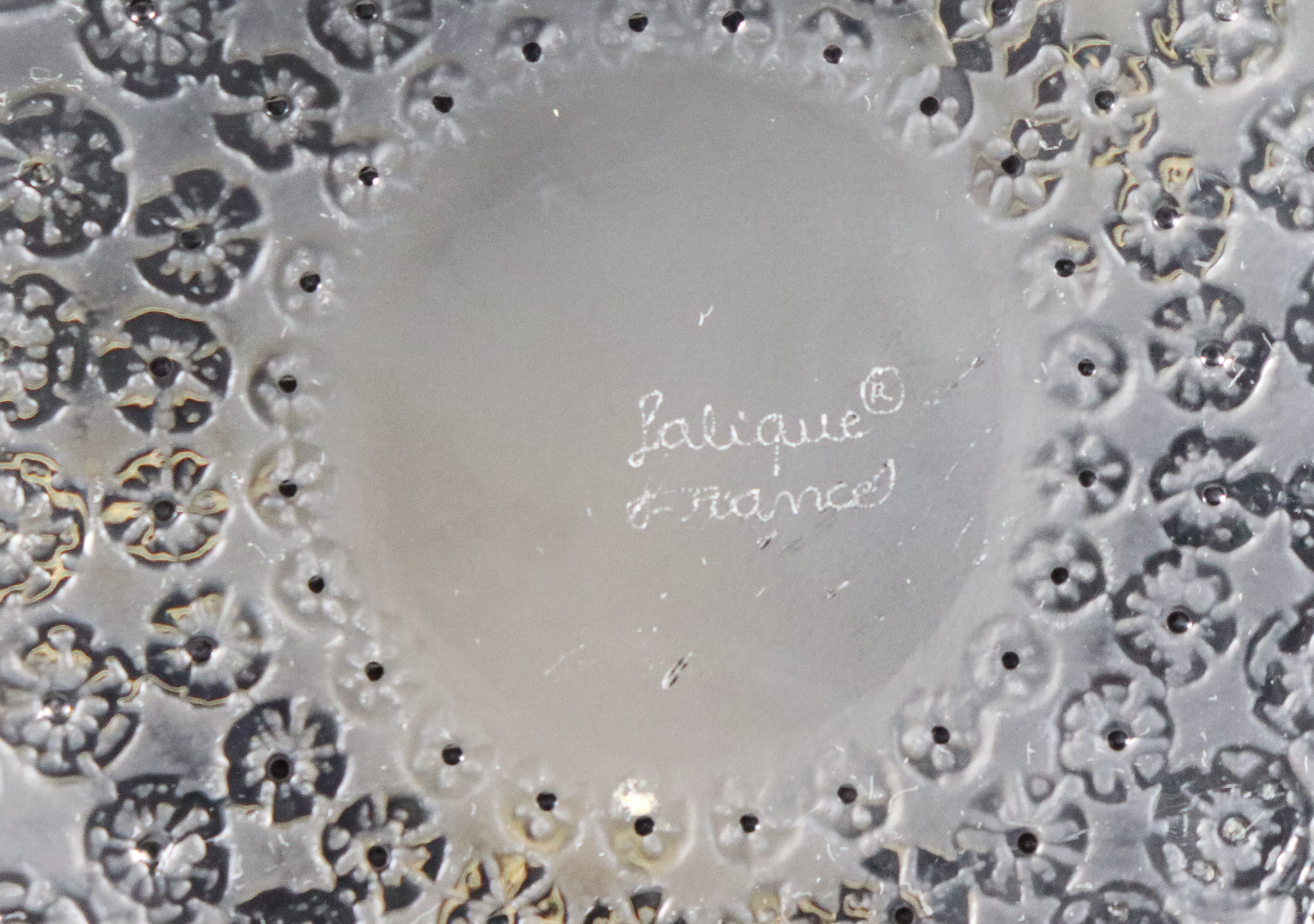 Bowl "Nemours" in cristallo Lalique