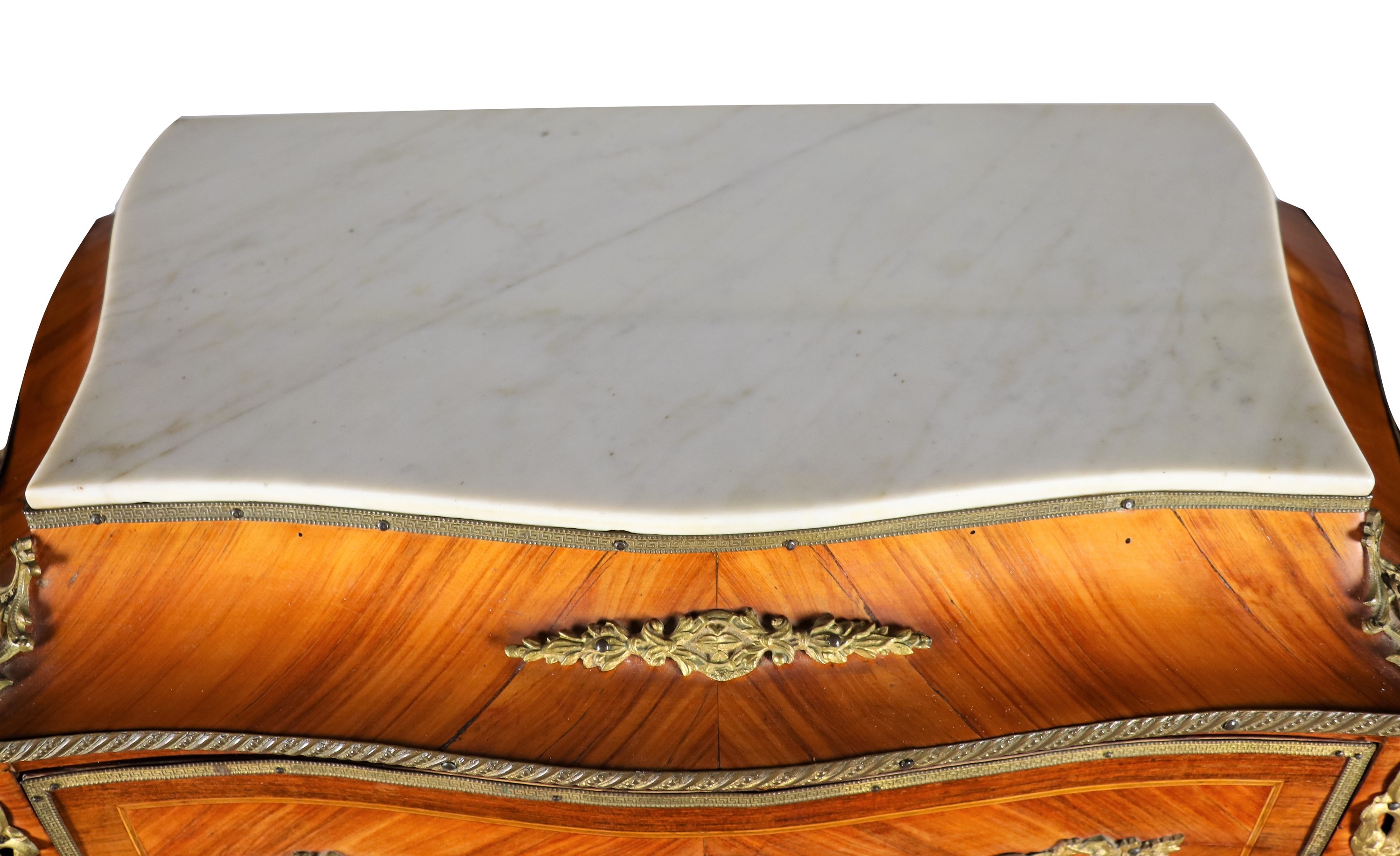 Secretaire francese Epoca Napoleone III (1852-1870), in bois de rose ed ebano viola, con intarsi ...